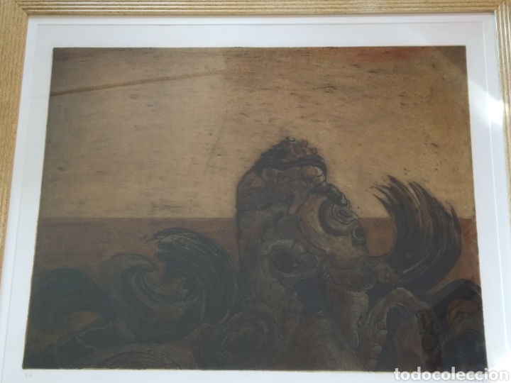 Arte: Grabado Lucio Mu&ntilde;oz gran tama&ntilde;o - Foto 1