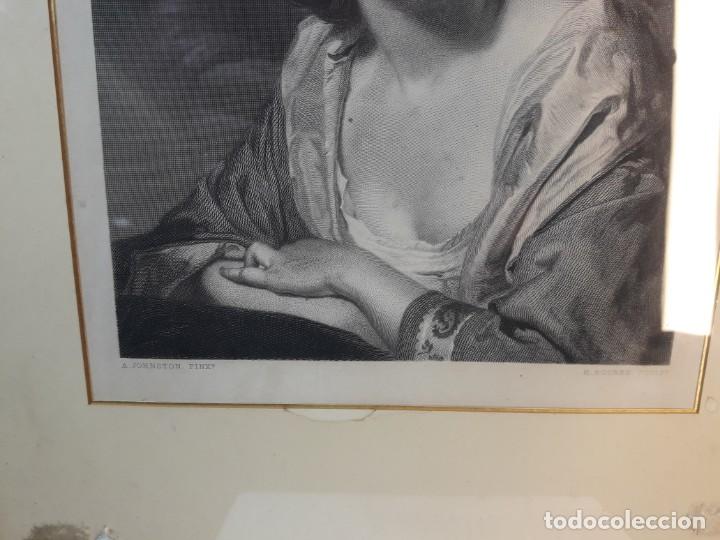 Arte: Grabado con marco de &eacute;poca. - Foto 3