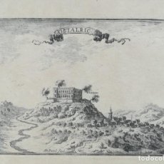 Arte: GRABADO DE HOSTALRIC - GIRONA - BEAULIEU - AÑO 1707 - ES ORIGINAL. Lote 146386142