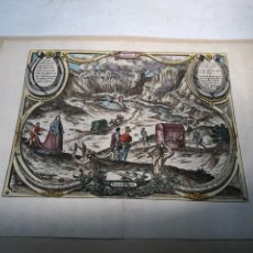Arte: GRABADO DEL LIBRO LA SOULFRIER NOMMEE FORUM VULCANI. AÑO 1572-1617. TITULADO ORIENS. ORIGINAL!!!!!!