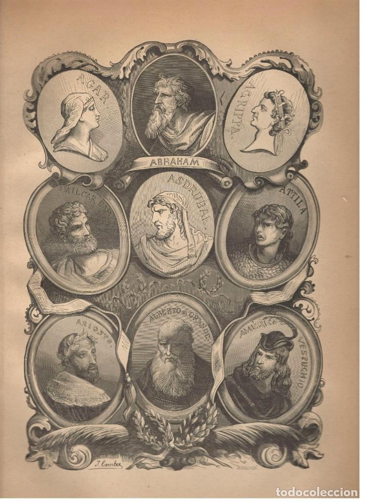 Art: Agar, Abraham, Agripa, Amilcar Barca, Asdrubal, Atila, Ariosto, Alberto el Grande, Am&eacute;rico Vespuchio