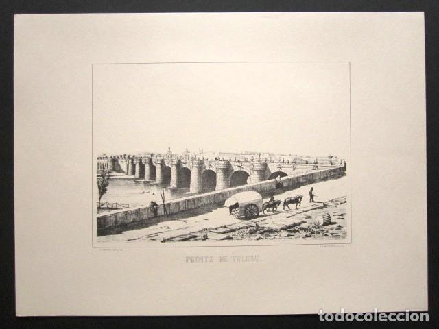 Arte: GRABADO PUENTE DE TOLEDO. - Foto 1