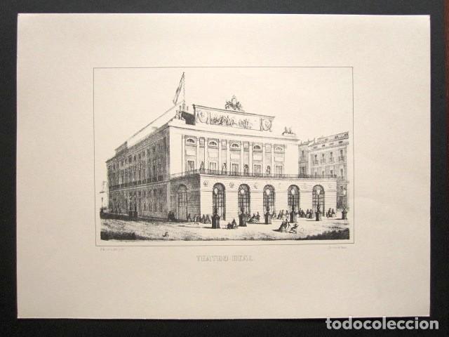 Arte: GRABADO TEATRO REAL. - Foto 1