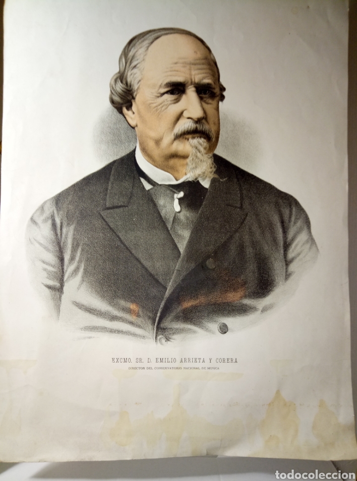 Arte: Grabado Emilio Arrieta y Corera - Foto 2