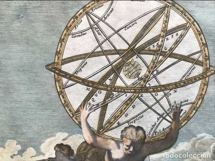 Arte: Frontispicio de Atlas, 1701. Moll/Gucht - Foto 3