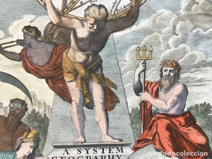 Arte: Frontispicio de Atlas, 1701. Moll/Gucht - Foto 4