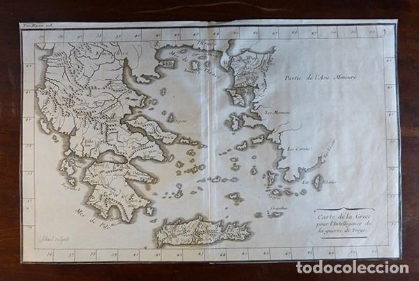 Arte: Mapa hist&oacute;rico de Grecia de 1729 - Foto 1