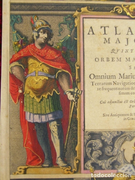 Arte: Frontispicio del Atlas Novus, 1650. Janssonius - Foto 4