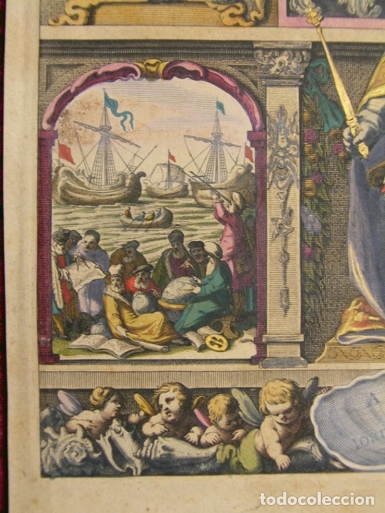Arte: Frontispicio del Atlas Novus, 1650. Janssonius - Foto 5