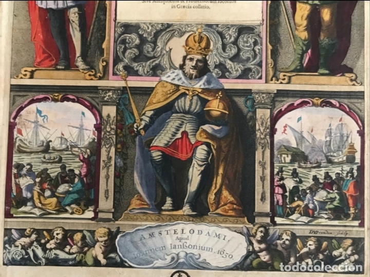Arte: Frontispicio del Atlas Novus, 1650. Janssonius - Foto 10
