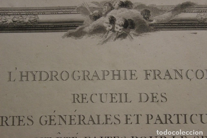Arte: Gran frontispicio de atlas, 1722. Nicolas Bellin - Foto 6