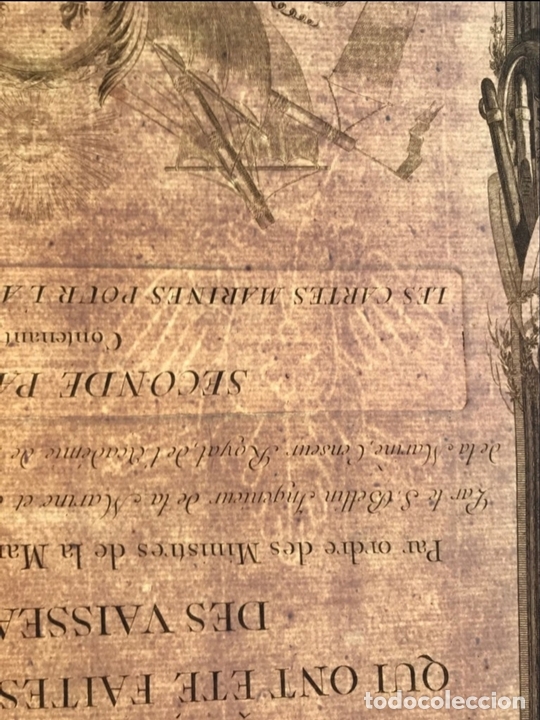 Arte: Gran frontispicio de atlas, 1722. Nicolas Bellin - Foto 8