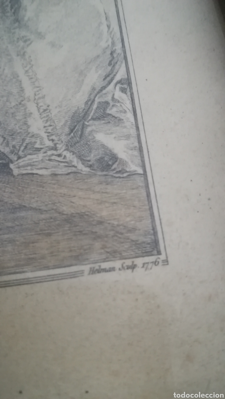 Arte: Antiguo grabado galante de 1776 - Foto 2