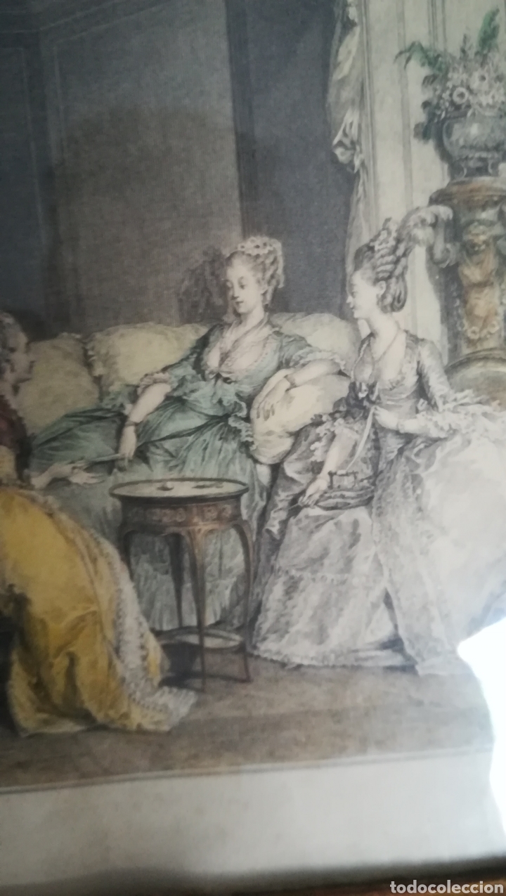 Arte: Antiguo grabado galante de 1776 - Foto 4