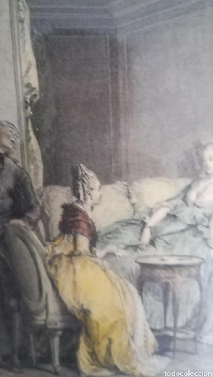 Arte: Antiguo grabado galante de 1776 - Foto 5