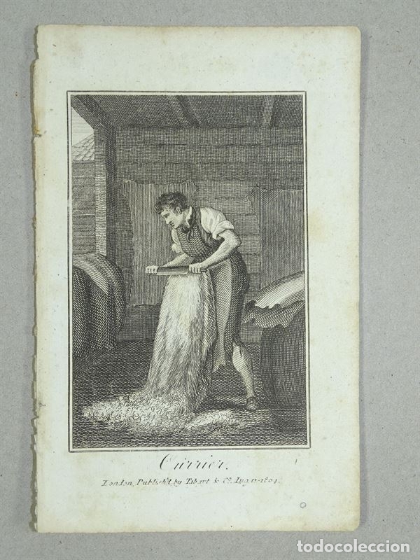 Arte: El curtidor de pieles,1806. Trabart - Foto 1