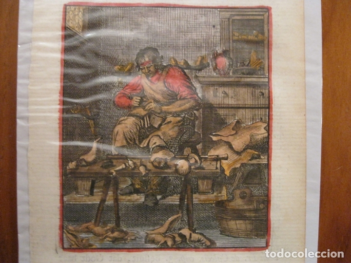 Arte: El zapatero, 1699. Weigel - Foto 1