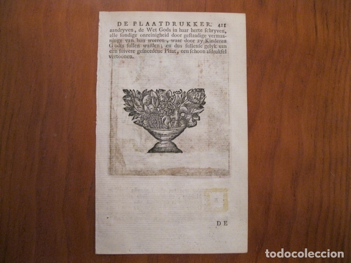 Arte: El vendedor de telas, 1699. Weigel - Foto 3