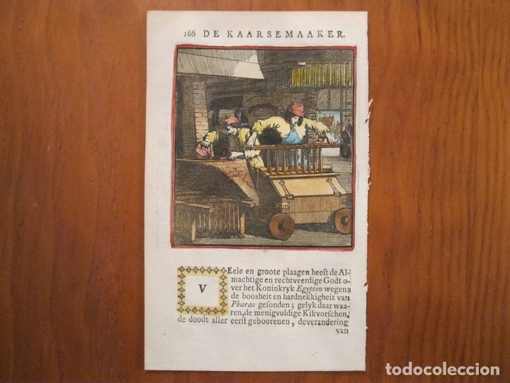 Arte: El fabricante de velas, 1699. Weigel - Foto 2