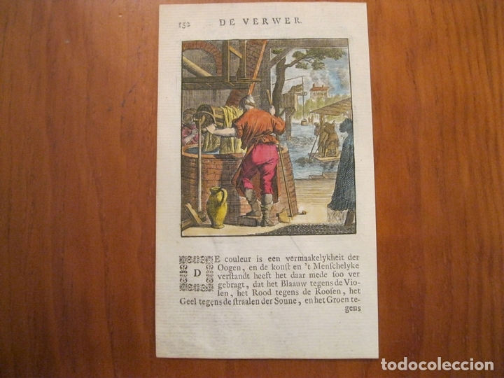 Arte: El oficio de tintado textil, 1699. Weigel - Foto 2