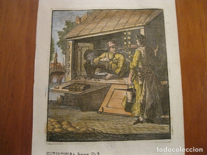 Arte: El fabricante de dados, 1699. Weigel - Foto 1