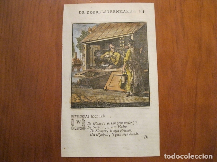 Arte: El fabricante de dados, 1699. Weigel - Foto 2