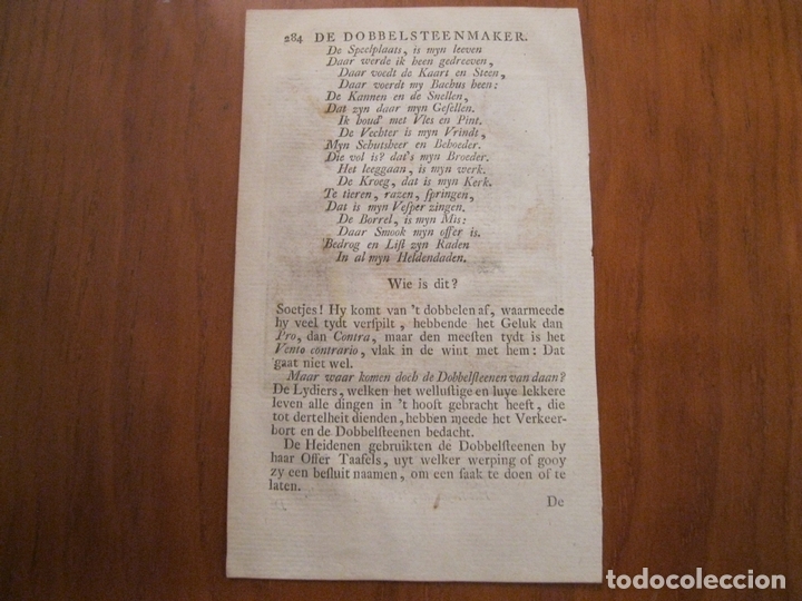 Arte: El fabricante de dados, 1699. Weigel - Foto 3
