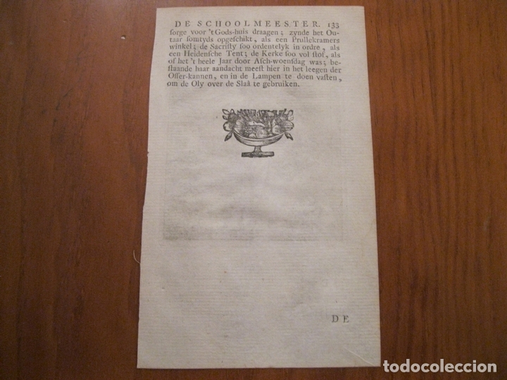 Arte: El tratamiento de lana, 1699. Weigel - Foto 3