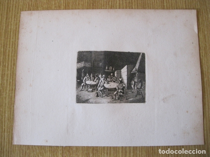 Arte: Escena del interior de una taberna, 1786. Adriaen Van Ostade/Deuchar - Foto 2