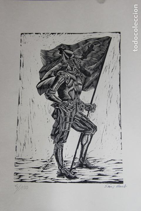 Art: Xilograf&iacute;a tema militar Sa&iacute;nz Ruiz