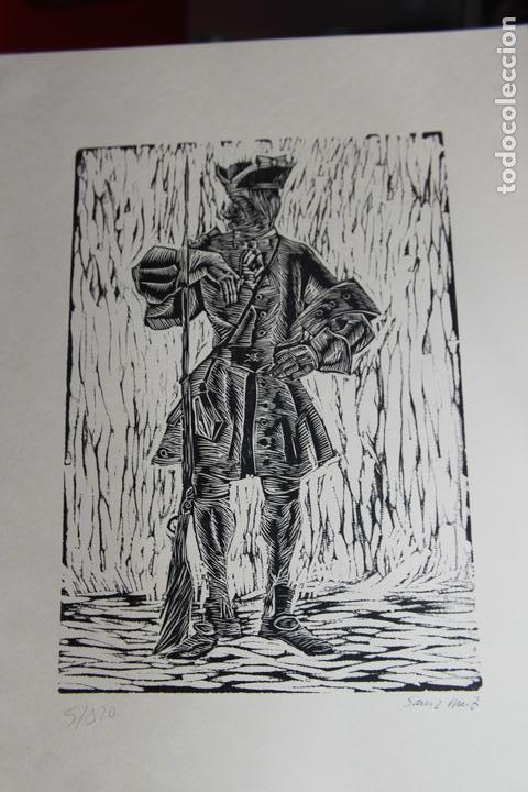 Kunst: Xilograf&iacute;a tema militar Sa&iacute;nz Ruiz