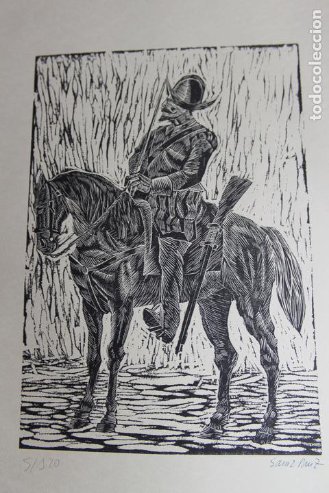 Kunst: Xilograf&iacute;a tema militar Sa&iacute;nz Ruiz