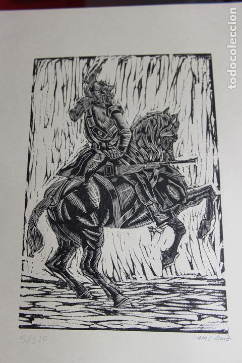 Kunst: Xilograf&iacute;a tema militar Sa&iacute;nz Ruiz