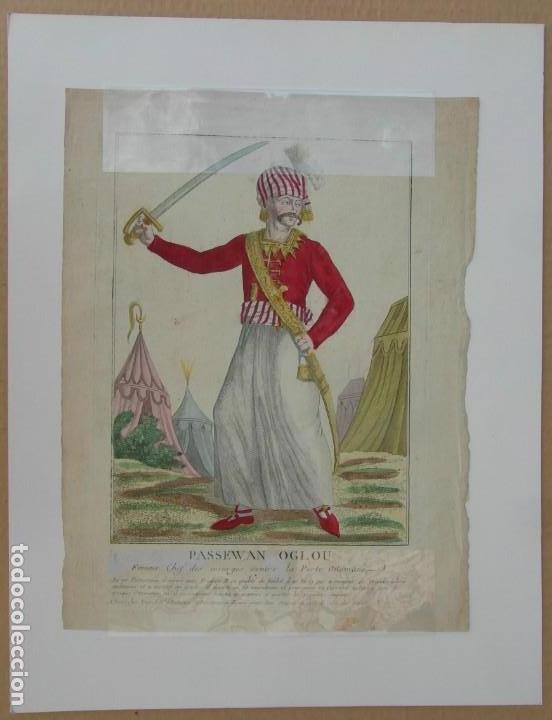 Art: *Passewan Oglou* *A Par&iacute;s chez Basset Md. d&acute;Estampes...* Meds: 26x34.5 cms.