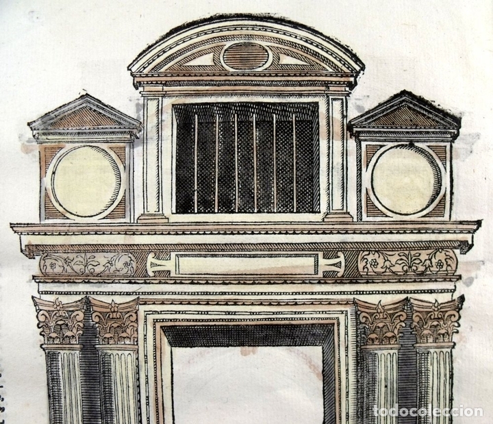 Arte: Puertas del Renacimiento, 1565. Serlio - Foto 2