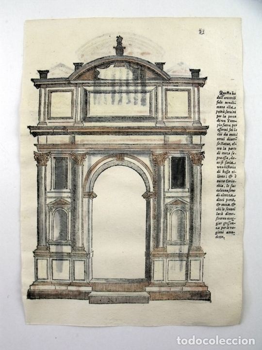 Arte: Puertas del Renacimiento, 1565. Serlio - Foto 3