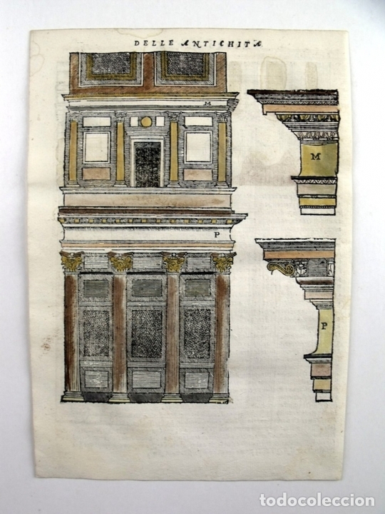 Arte: Decoraci&oacute;n arquitect&oacute;nica, 1565. Serlio - Foto 1
