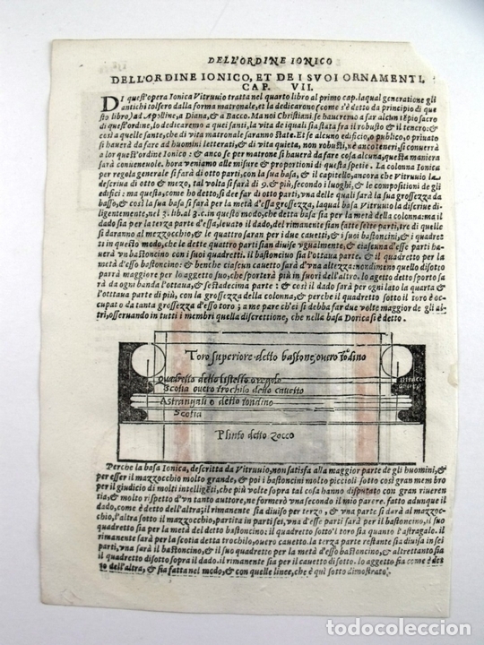 Arte: Entrada renacentista, 1565. Serlio - Foto 3