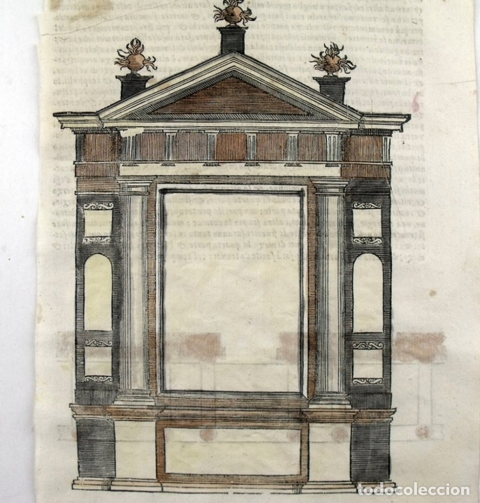 Arte: Puerta renacentista, 1565. Serlio - Foto 2