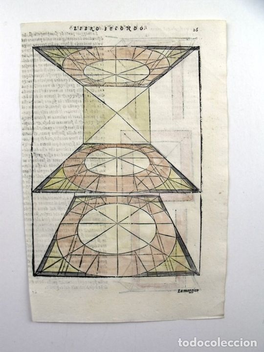 Arte: Perspectivas arquitect&oacute;nicas, 1565. Serlio - Foto 1