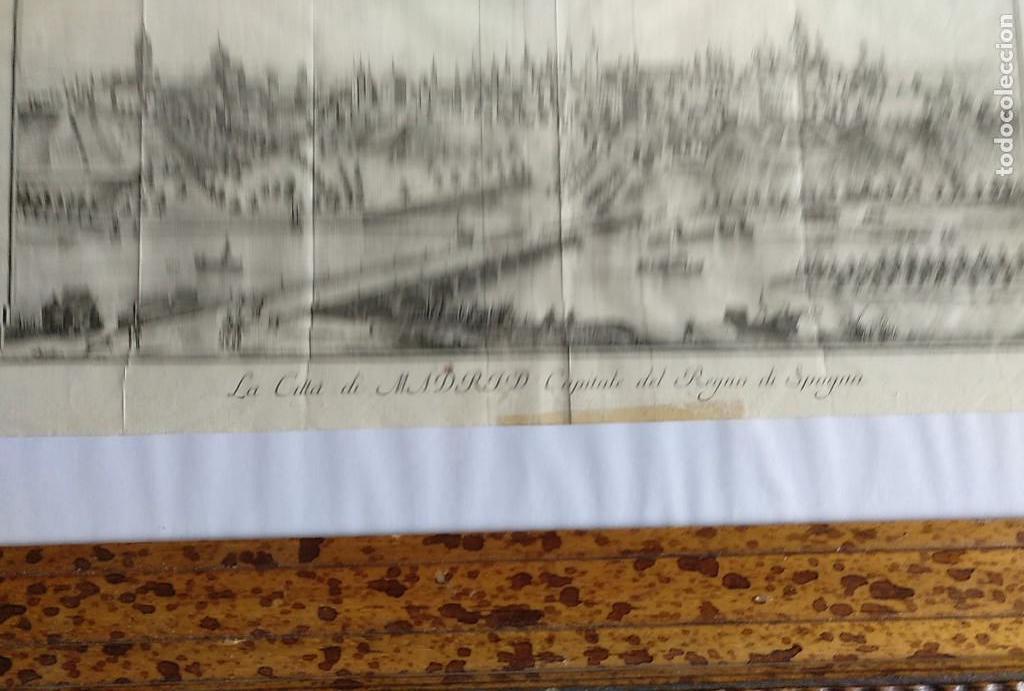 Arte: Grabado ciudad de Madrid XIX - Foto 2