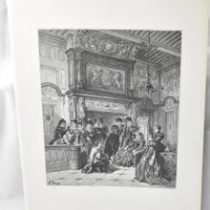 Arte: GRABADO ORIGINAL DORÉ, CASELL COMPAGNY, 1870, 1ª ED.(PARA SUSCRIPTORES), DON QUIJOTE Nº249, 27X36 CM
