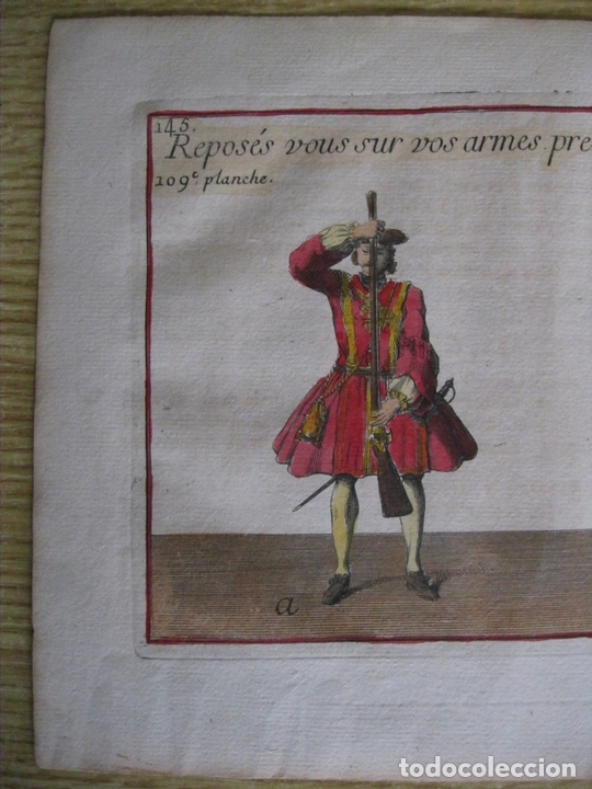 Arte: Presentaci&oacute;n de armas-Rifles, 1746. Girard - Foto 4