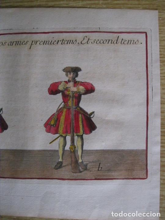 Arte: Presentaci&oacute;n de armas-Rifles, 1746. Girard - Foto 5