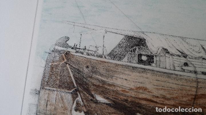 Arte: Michael CHAPLIN, aguafuerte - Foto 5