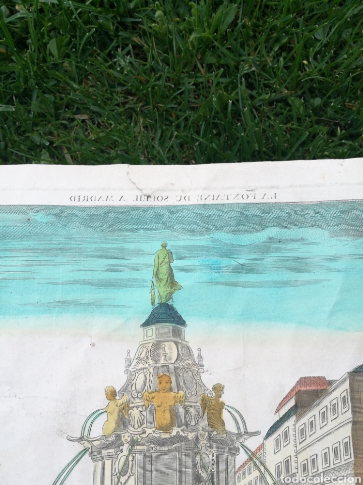 Arte: Grabado siglo XVIII puerta del sol - Foto 6