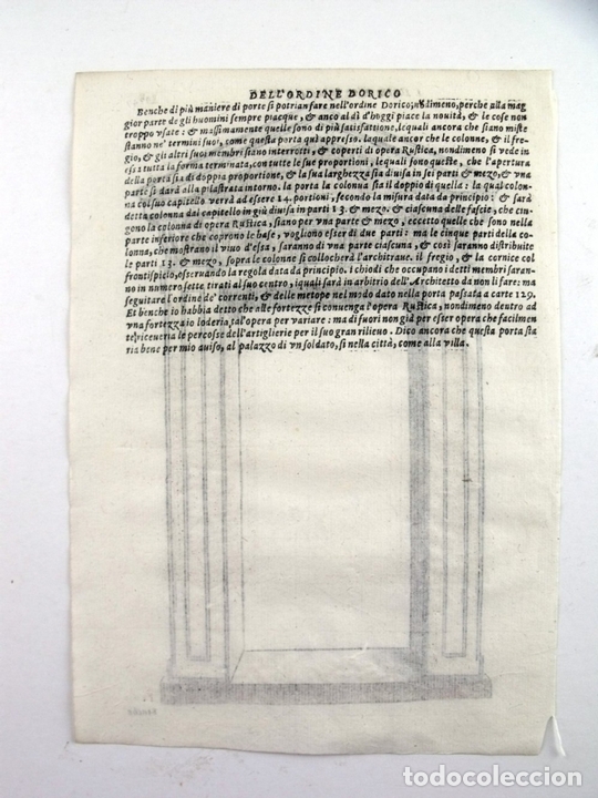 Arte: Puerta renacentista II, 1565. Serlio - Foto 3