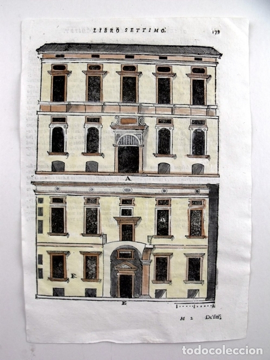 Arte: Fachadas de edificios renacentistas , 1565. Serlio - Foto 1