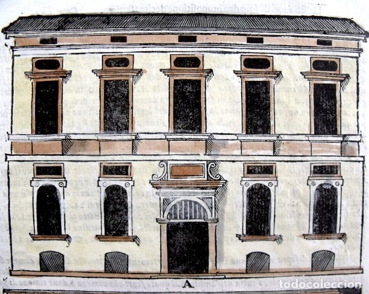 Arte: Fachadas de edificios renacentistas , 1565. Serlio - Foto 2