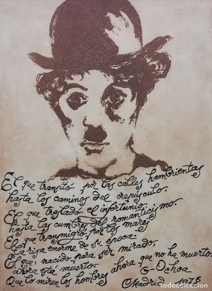 Arte: Chaplin. LUis Garcia Ochoa. - Foto 1